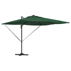 vidaXL Sonnenschirm Grün 286 x 284 x 270 cm Aluminium und Polyester