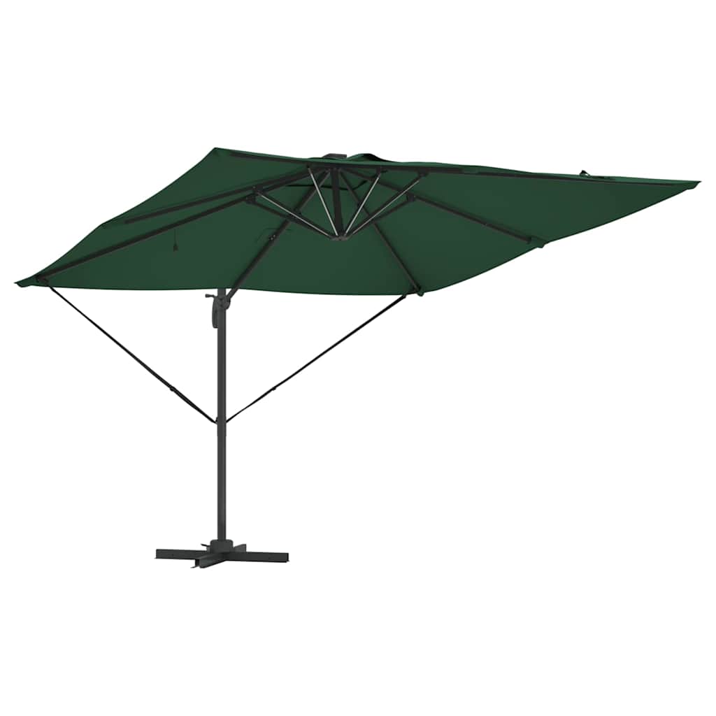 vidaXL Sonnenschirm Grün 286 x 284 x 270 cm Aluminium und Polyester