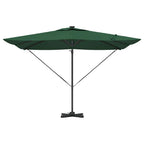 vidaXL Sonnenschirm Grün 286 x 284 x 270 cm Aluminium und Polyester
