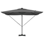 vidaXL Sonnenschirm mit LED-Lichtleisten Anthrazit 286 x 284 x 270 cm