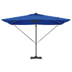 vidaXL Sonnenschirm mit LED-Lichtleisten Azure Blau 286 x 284 x 270 cm