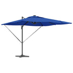 vidaXL Sonnenschirm mit LED-Lichtleisten Azure Blau 286 x 284 x 270 cm