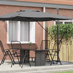 vidaXL Roma Parasol Anthrazit 286 x 284 x 265 cm
