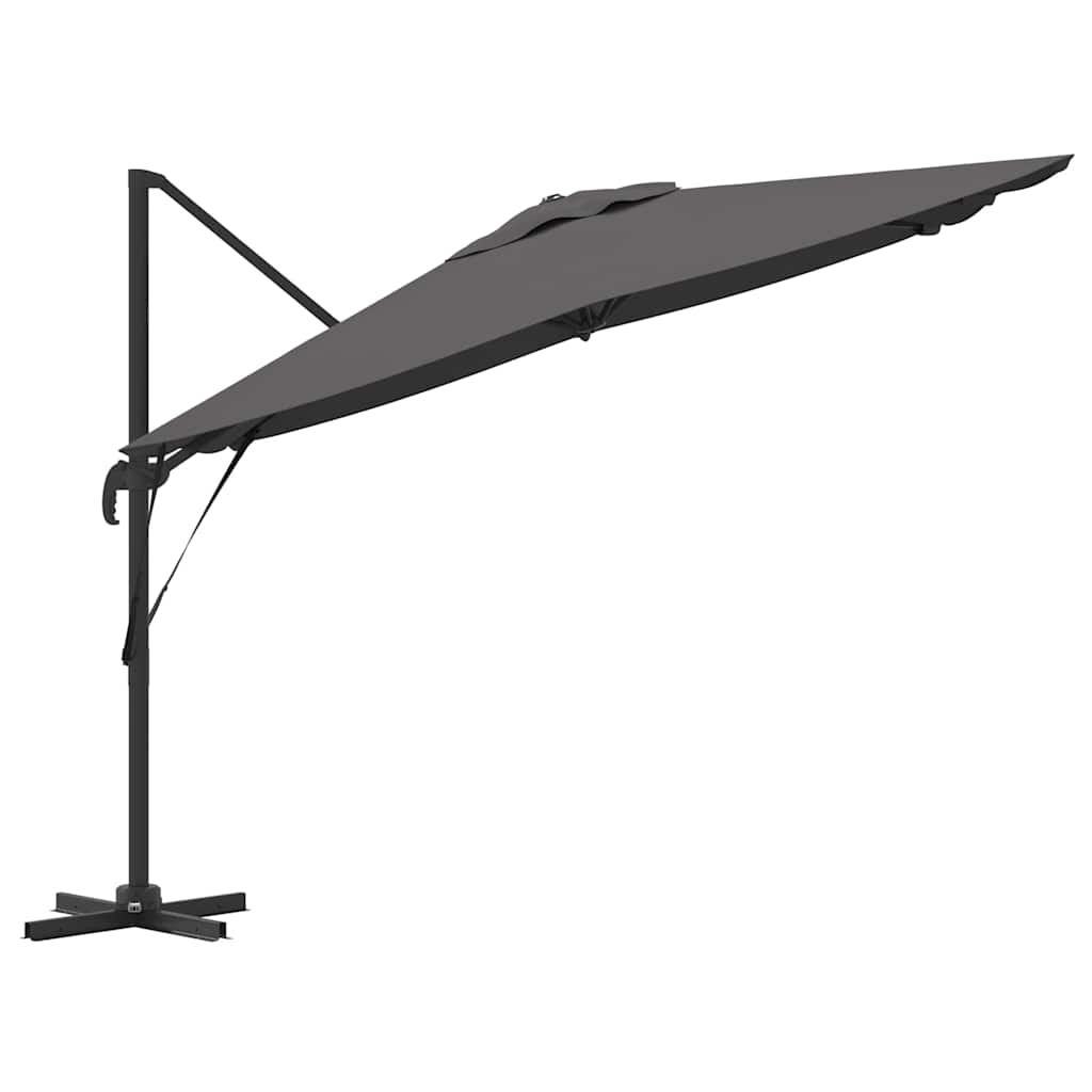 vidaXL Roma Parasol Anthrazit 286 x 284 x 265 cm