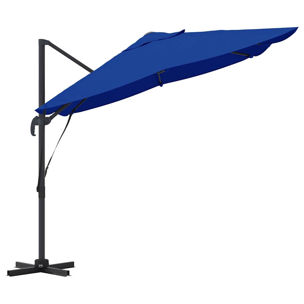 vidaXL Sonnenschirm Azurblau 351 x 250 x 260 cm