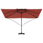 vidaXL Sonnenschirm Terrakotta 351 x 250 x 260 cm