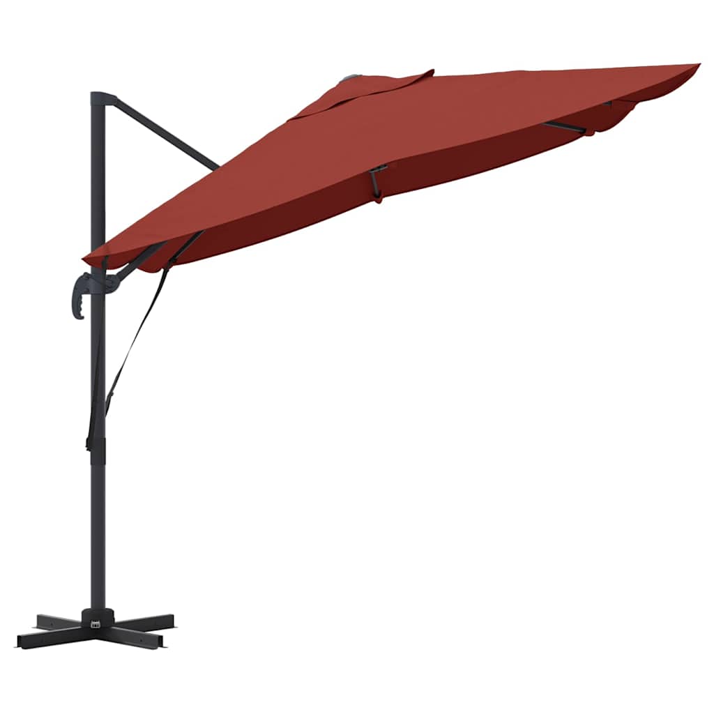 vidaXL Sonnenschirm Terrakotta 351 x 250 x 260 cm