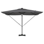 vidaXL Roma Parasol mit LED-Lichtleisten Anthrazit 286 x 284 x 270 cm