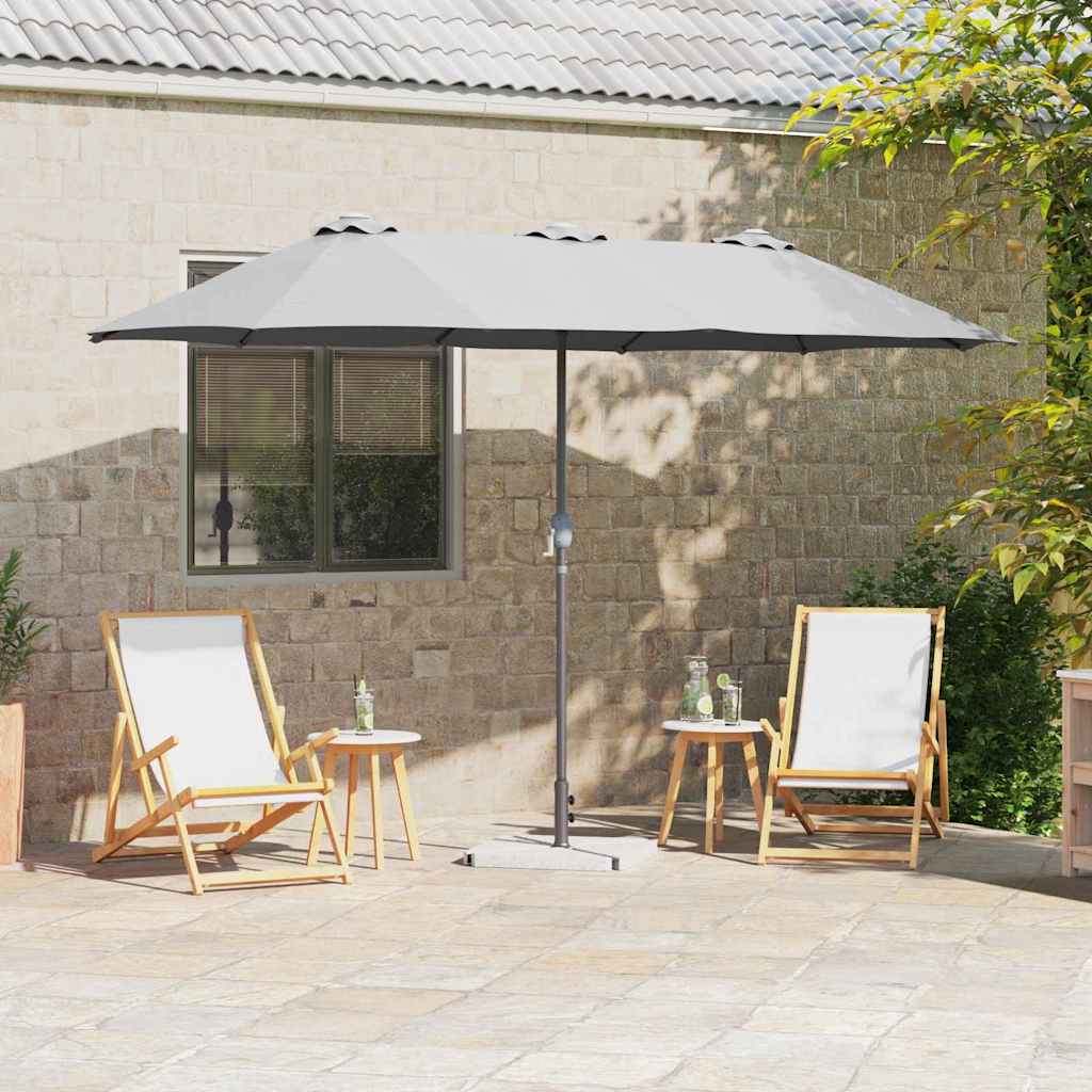 vidaXL Garten-Sonnenschirm Sand 248,5 x 247,5 x 160 cm