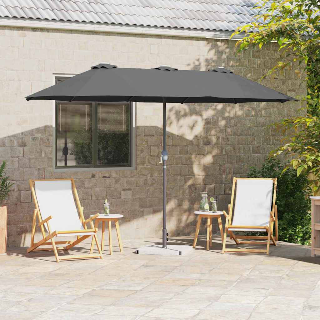 vidaXL Garten-Sonnenschirm Anthrazit 248 x 248 x 148 cm