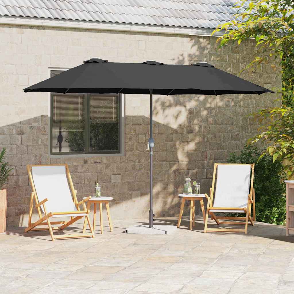 vidaXL Garten-Sonnenschirm Anthrazit 248 x 248 x 148 cm