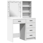 vidaXL Schminktisch 2 pcs Weiß 50 x 41 x 135 cm Holzwerkstoff