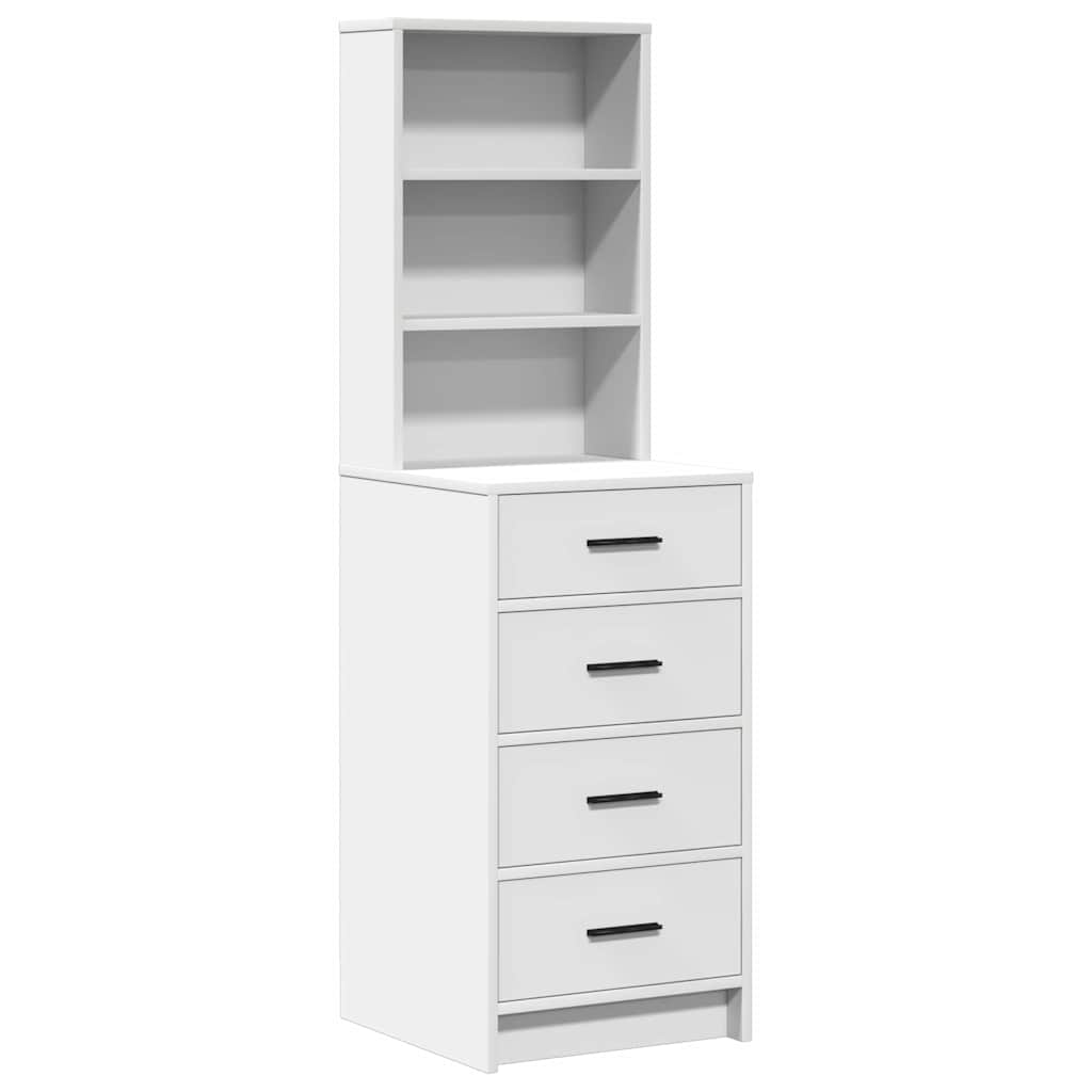 vidaXL Schminktisch 2 pcs Weiß 50 x 41 x 135 cm Holzwerkstoff