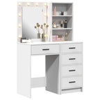 vidaXL Schminktisch 2 pcs Weiß 50 x 41 x 135 cm Holzwerkstoff