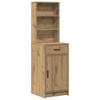 vidaXL Schminktischset mit LED 2 pcs Artisan-Eiche Holzwerkstoff