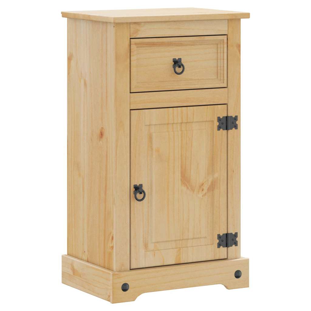 vidaXL 2-teiliges Badmöbel-Set "Corona" Massivholz Kiefer