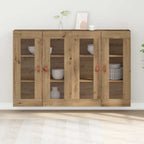 vidaXL Wandschränke 2 pcs Artisan-Eiche 69,5 x 34 x 90 cm