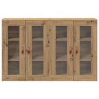 vidaXL Wandschränke 2 pcs Artisan-Eiche 69,5 x 34 x 90 cm