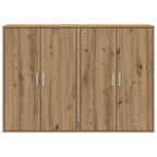 vidaXL Sideboard 2 pcs Artisan-Eiche 60 x 31 x 84 cm Holzwerkstoff