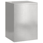 vidaXL Pflanzenständer 2 pcs Silber 24 x 24 x 35 cm Edelstahl