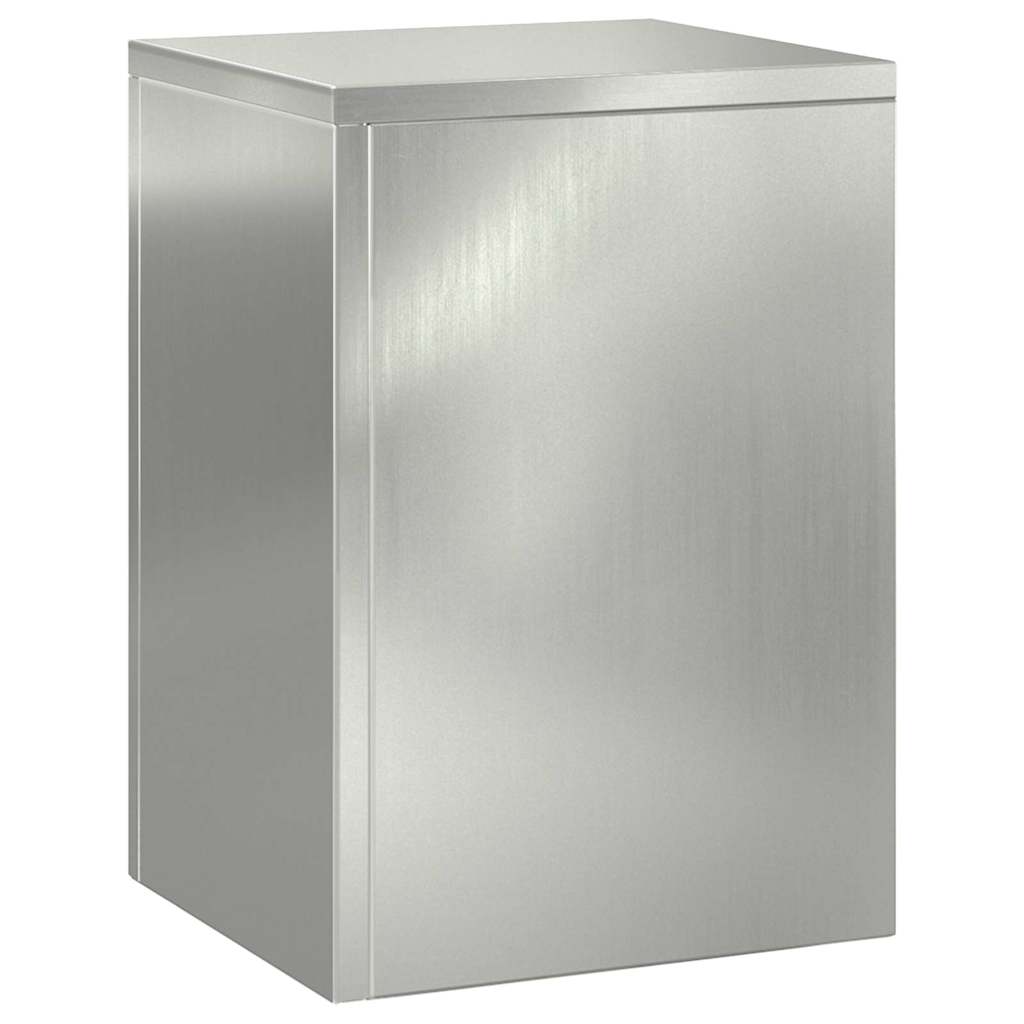 vidaXL Pflanzenständer 2 pcs Silber 24 x 24 x 35 cm Verzinkter Stahl