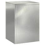 vidaXL Pflanzenständer 2 pcs Silber 24 x 24 x 35 cm Verzinkter Stahl