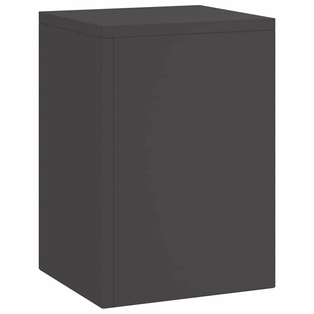vidaXL Pflanzenständer 3 pcs Schwarz Stahl