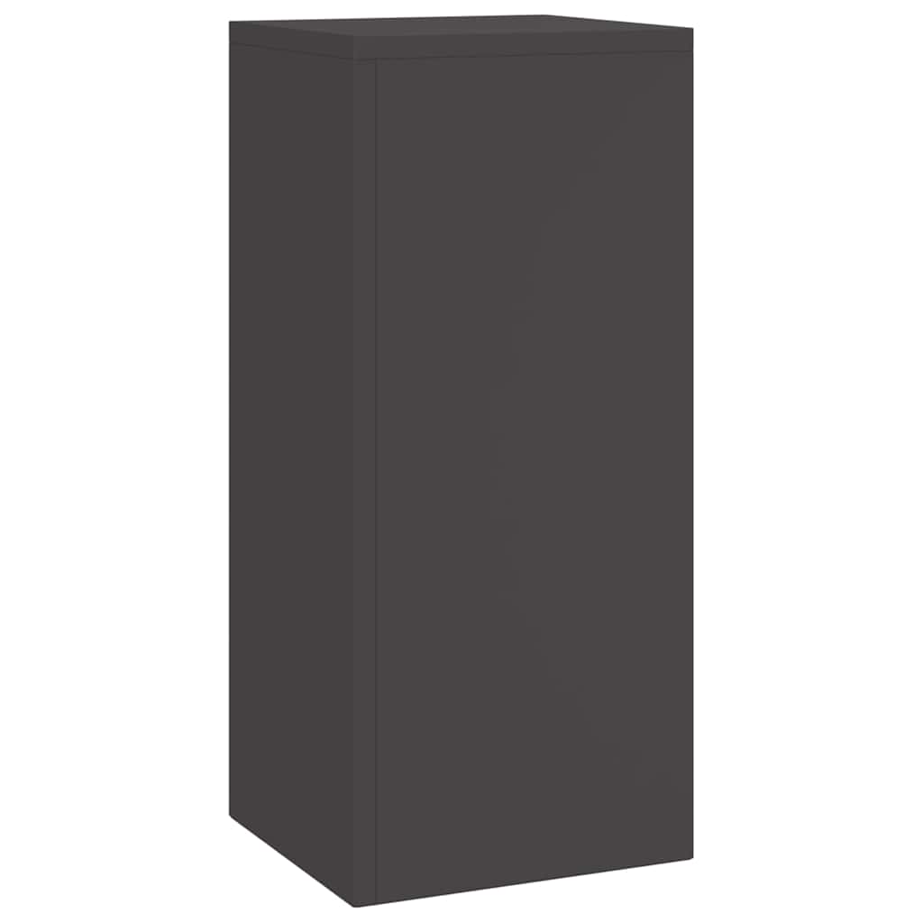 vidaXL Pflanzenständer 3 pcs Schwarz Stahl