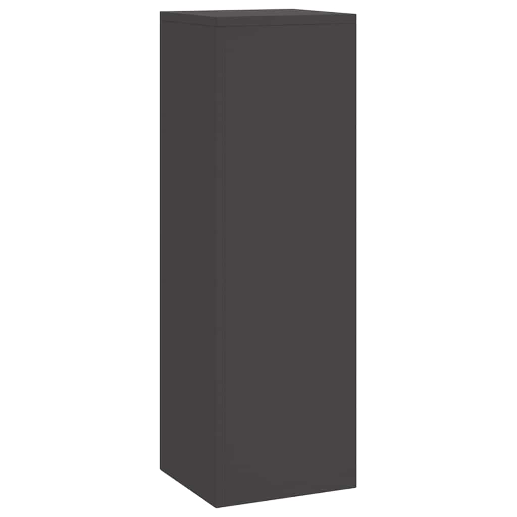 vidaXL Pflanzenständer 3 pcs Schwarz Stahl
