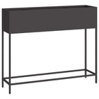 vidaXL Hochbeet Gartenpflanzer Schwarz 100 x 26 x 82 cm Stahl