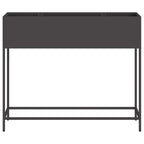 vidaXL Hochbeet Gartenpflanzer Schwarz 100 x 26 x 82 cm Stahl