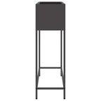 vidaXL Hochbeet Gartenpflanzer Schwarz 100 x 26 x 82 cm Stahl