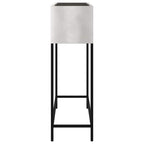 vidaXL Hochbeet Gartenpflanzer Silber 100 x 26 x 82 cm Edelstahl