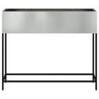 vidaXL Hochbeet Gartenpflanzer Silber 100 x 26 x 82 cm