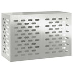 vidaXL Klimaanlagenabdeckung Silber 90 x 40 x 60 cm Verzinkter Stahl