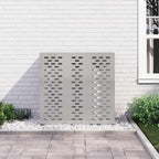 vidaXL Klimaanlagenabdeckung Silber 110 x 50 x 105 cm Edelstahl
