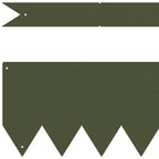 vidaXL Raseneinfassung 30 pcs Olive Grün 100 x 0,05 x 15 cm