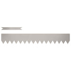 vidaXL Raseneinfassung 30 pcs Rostig 100 x 0,05 x 15 cm