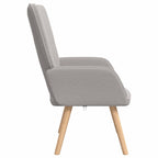 vidaXL Sessel Hellgrau 62 x 67 x 95,5 cm Sherpa-Stoff
