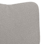 vidaXL Sessel Hellgrau 63 x 67 x 94 cm Schafstoff und Sperrholz