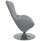 vidaXL Eiersessel Hellgrau 63 x 73 x 90 cm Stoff