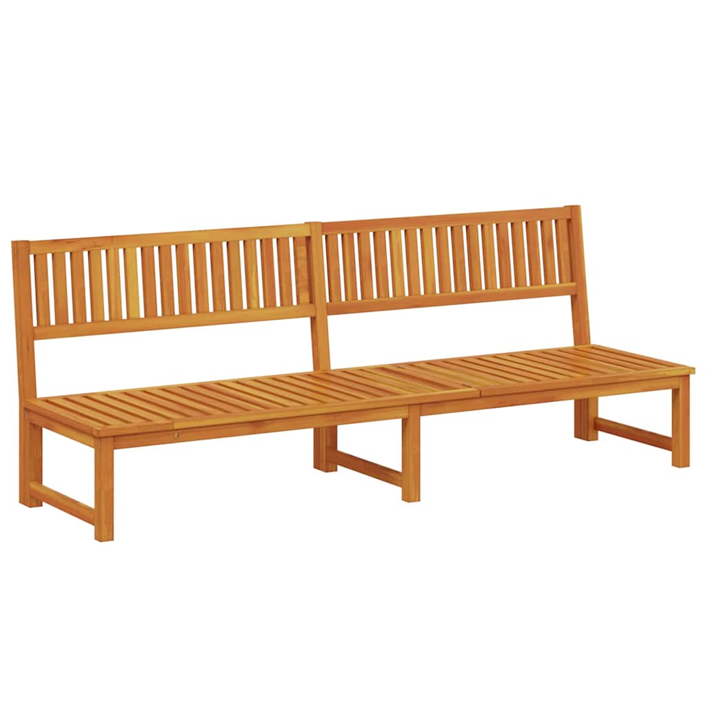 vidaXL Sonnenliege Öl-Natur 200 x 57 x 75cm Massivholz Akazie