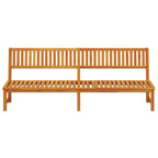 vidaXL Sonnenliege Öl-Natur 200 x 57 x 75cm Massivholz Akazie
