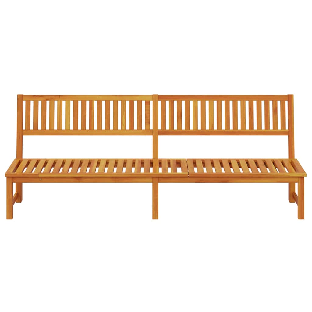 vidaXL Sonnenliege Öl-Natur 200 x 57 x 75cm Massivholz Akazie