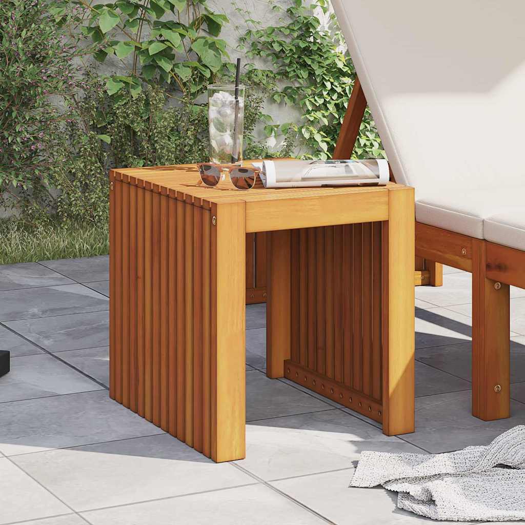 vidaXL Beistelltisch Öl-Natur 43 x 36 x 40 cm Massivholz Teak