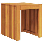 vidaXL Beistelltisch Öl-Natur 43 x 36 x 40 cm Massivholz Teak
