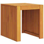 vidaXL Beistelltisch Öl-Natur 43 x 36 x 40 cm Massivholz Teak