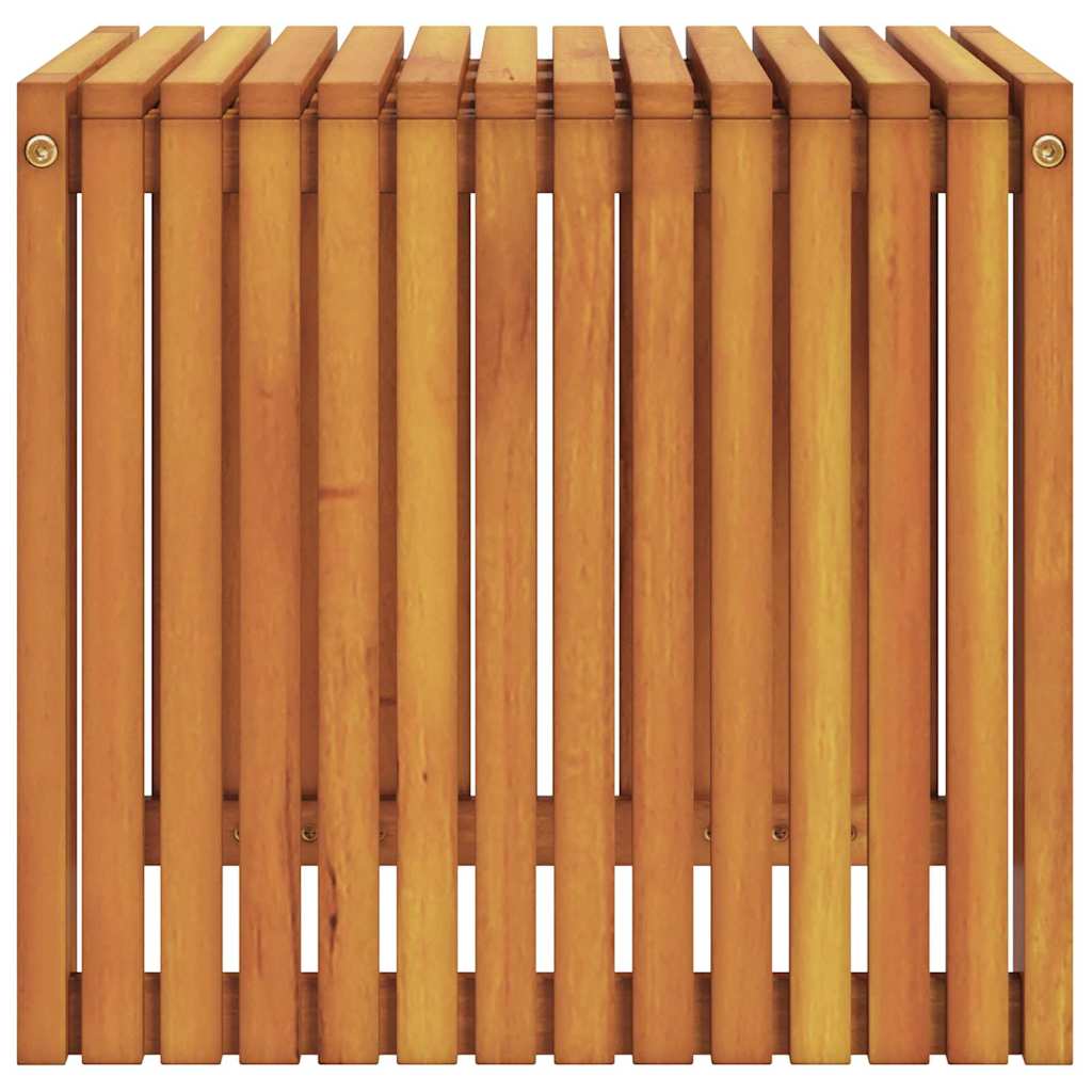 vidaXL Beistelltisch Öl-Natur 43 x 36 x 40 cm Massivholz Teak