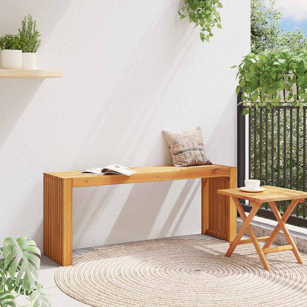 vidaXL Bank Öl-Natur 110 x 30 x 45 cm Massivholz Teak