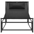 vidaXL Gartenliege Anthrazit 87x74x73 cm Stahl und Textilene